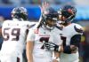 Houston Texans beat Los Angeles Chargers to clinch play-off spot CJ Stroud celebrates a touchdown pass with Jake Andrews of the Houston Texans during the first quarter against the Los Angeles Chargers