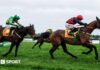 Leopardstown Christmas Festival: Affordale Fury wins thrilling Savills Chase Affordale Fury with jockey Sam Ewing