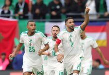 Mahrez nets two as Algeria thump 10-man Sudan
