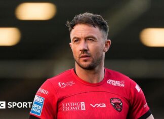 Ryan Brierley: Former Salford full-back takes over as club’s CEO Ryan Brierley in action for Salford Red Devils in 2025