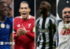 Champions League: Which clubs can make top eight and qualify for knockouts in league stage final round? Split picture of Moises Caicedo, Virgil van Dijk, Yoane Wissa and Xavi Simons