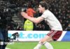 Declan Rice: Arsenal midfielder ‘stretches himself to limit’ before another ‘masterclass’ Declan Rice celebrates an Arsenal goal by running to a camera