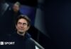 Thomas Frank buys time with Tottenham win over Borussia Dortmund in Champions League Thomas Frank celebrates the win against Borussia Dortmund
