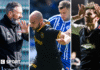Scottish Premiership: Kilmarnock v Livingston, McInnes & Stewart in focus Hearts' Derek McInnes, Livingston's Scott Pittman, Kilmarnock's Liam Polworth and Falkirk's Barney Stewart