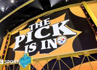 NFL Draft 2026: Pittsburgh Steelers select Drew Allar amid Aaron Rodgers uncertainty A general view of the stage after Pittsburgh Steelers pick during round two of the 2026 NFL Draft