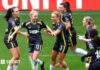 Charlton Athletic: The WSL 2 club defying odds in promotion race Charlton Athletic celebrating during a game in February