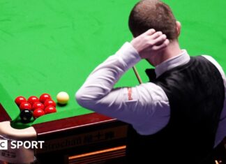 World Snooker Championship 2026: Wu Yize level with Mark Allen after longest Crucible frame The Hunger Games