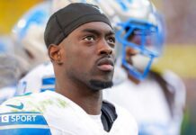 NFL: Terrion Arnold arrested for being ‘primary conspirator’ in alleged kidnapping and armed robbery Terrion Arnold of the Detroit Lions looks on from the sideline during an NFL game against the Green Bay Packers in September 2025