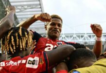 World Cup 2026: Cape Verde draw with Uruguay and near knockout qualification Cape Verde's Helio Varela celebrates scoring