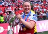 France v England women’s rugby league: Mary Coleman gets first call-up Mary Coleman, holding the Women's Challenge Cup