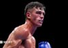 Lee Reeves: Irish boxer ‘making progress’ after being hospitalised – Warren A head and shoulders image of Michael Reeves in the ring