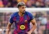 Liverpool transfers: Ronald Araujo close to season-long loan from Barcelona Ronald Araujo looks on while playing for Barcelona against Espanyol in April 2026