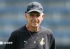 Carlos Queiroz: Ghana reappoint former Manchester United coach as boss Carlos Queiroz is seen wearing a black Ghana training shirt, a necklace and a baseball cap with the word 'boss' on it