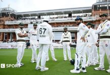 England v Pakistan: Tourists drop seven players, call up seven and release coach Sarfaraz Ahmed Pakistan wait to take the field at Lord's