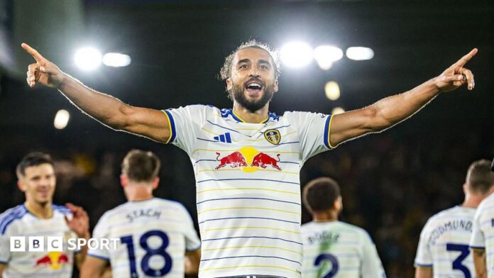 Leeds 4-1 Newcastle: Is 'unplayable' Calvert-Lewin in line for England Dominic Calvert-Lewin celebrates after scoring for Leeds United against Newcastle United